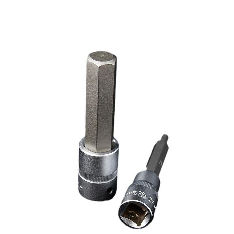 YATO Hex Socket Set: Long Hexagonal Electric Wrench Screwdriver Attachment