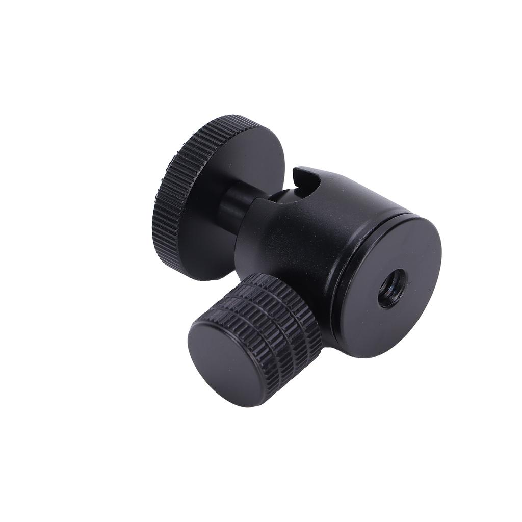 Mini Tripod Ball Head with 1 4 Inch Screw and Hot Shoe Mount Adapter for DSLR Camera Ring Light