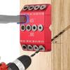 Aluminum Alloy Drill Guide 30 45 90 Degree Positioner DIY Woodworking Red