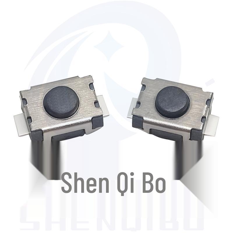 3x4x2mm High Sensitivity Two-Pin SMD Tactile Micro Switch