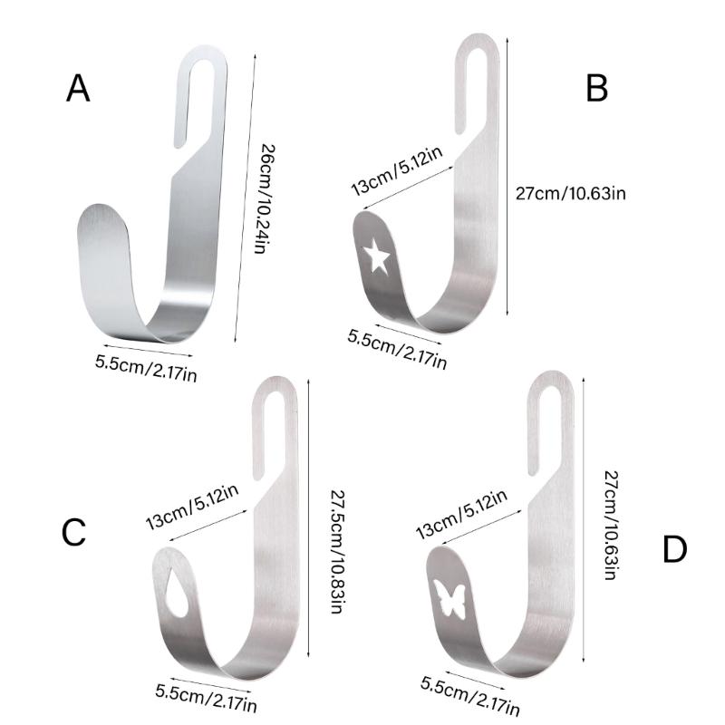 Heavy Duty Water Hose Holder Garden Hose Hanger Multifunction Easy Use Space Saving Stainless Steel for Garden Hose