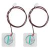 2Pcs 3D Printer Cooling Fan for V6 Hotend LED Light Transparent Industrial Supplies 251012V