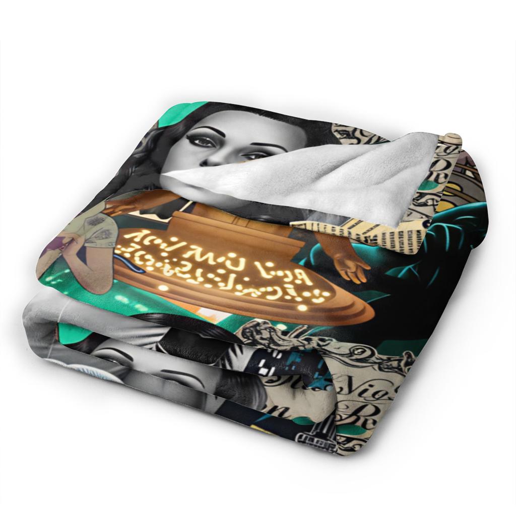 B-BioShocks 2 Remastered Flannel Blankets Super Soft Throw Blanket for Living Room Picnic Graphic Bedspread Sofa Bed Cover