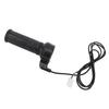 22mm Twist Throttle Grips 24V‑60V Universal 3 Wire Electric Scooter Twist Throttle Hand Grips with Key Lock for Dirt