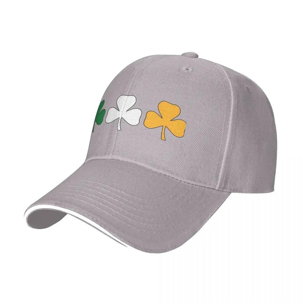 Ireland Shamrock Flag Baseball Cap Fashion St. Patrick's Day Sandwich Cap Unisex Adjustable Hats Cap Outdoor