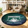 Round Rug Custom NamePlymouth Argyle FC Pattern Non Slip Carpet Home Floor Decor