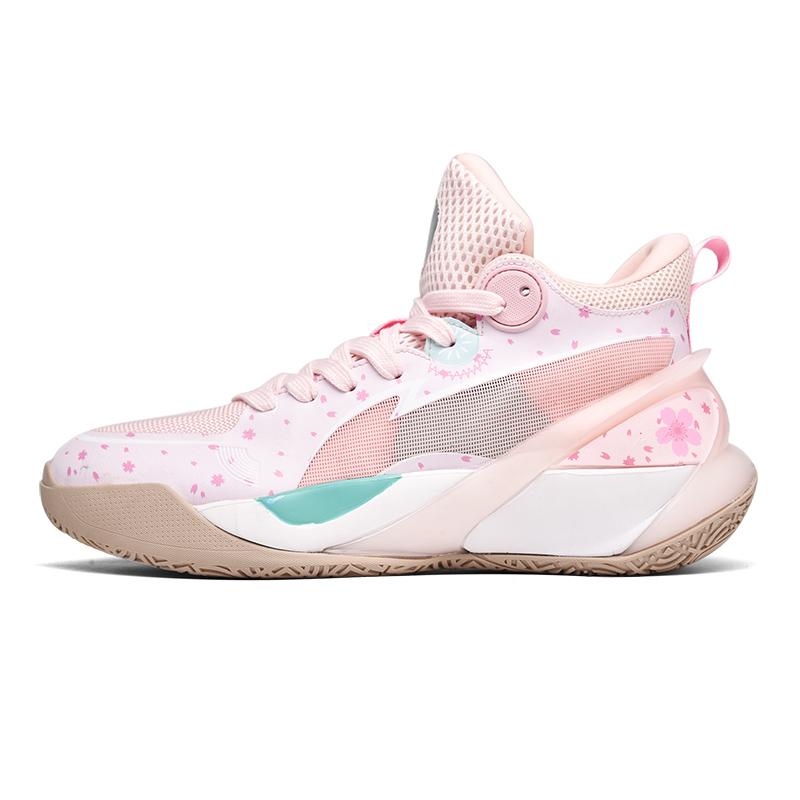 

2026 New Couples Basketball Shoes Breathable Basketball Sneakers Shock-Absorbant High-top Sneakers Fashion Outdoor Sports Shoes 36 розовый