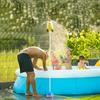 Toy Space Sprinkler, 360-Degree Rotating Water Sprayer, Outdoor Water Play Toy, Fountain, Parent-Child Interaction, Water Pressure Controlled Height,