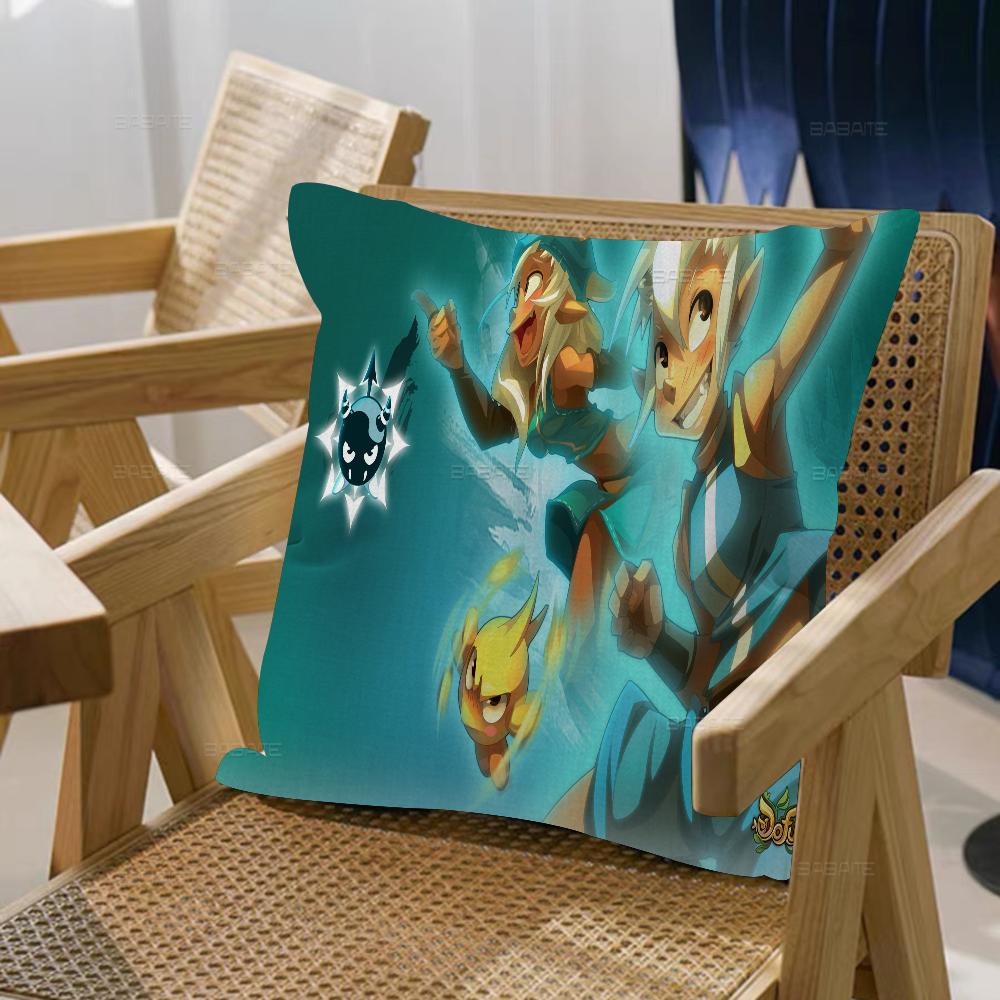 

Наволочка Dofus x Полиэстеровые диванные подушки Декоративные пледовые подушки Домашний декор Наволочка 40X40cm