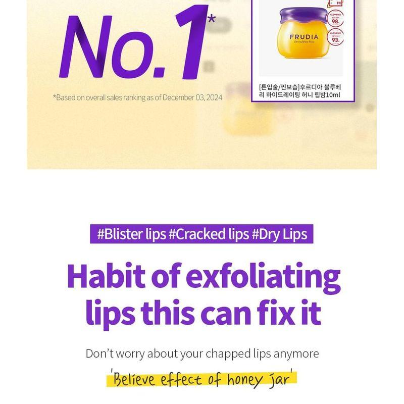 Frudia Blaubeer Feuchtigkeitsspendender Honig Lippenbalsam