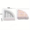 Transparent Waffle Cookies Silicone Candle Mold DIY Crafts Mold Biscuits Chocolate Soap Silicone Molds for Candle Making