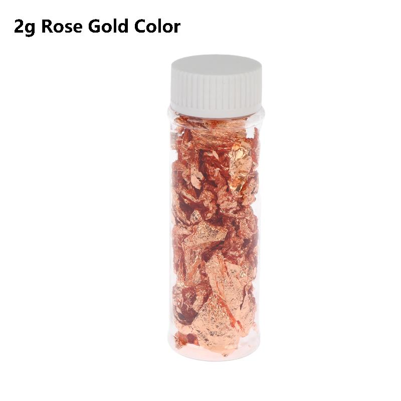Crafting Gold Foil Flakes 2/5/10g for Nail Art Metallic Additions for Artistic Projects