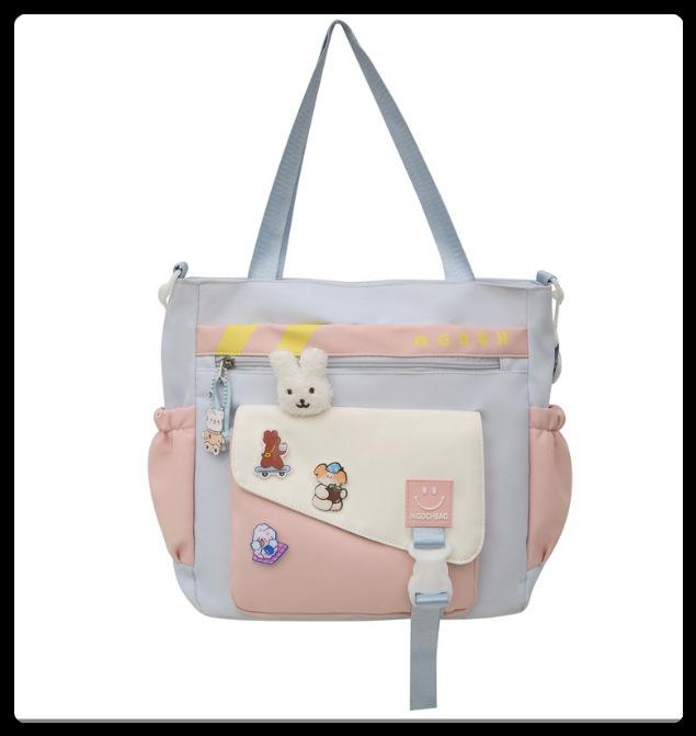 Campus School Bags, Boys And Girls, Junior High School Students, Students, Cute Color Matching Backpacks, Travel