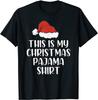 BEST! This Is My Christmas Pajama Shirt Sleep Night Tee S-3XL