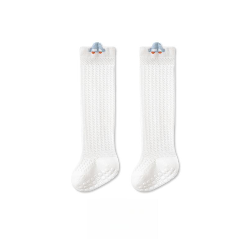 Children's Socks Girls Summer Thin Mesh Cotton Socks Boys Infants Baby Over-the-Knee Socks Anti-Mosquito Socks Class A