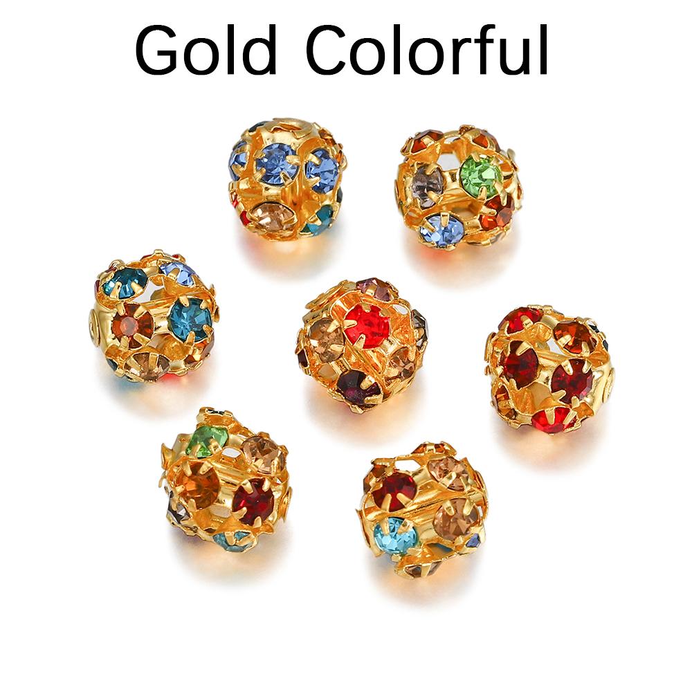 

30 шт./лот, имитирующий кристалл, металл, стекло, стразы, шарик, разделитель, свободные бусины для браслета «сделай сам», принадлежности для изготовления ювелирных изделий, аксессуары 8mm