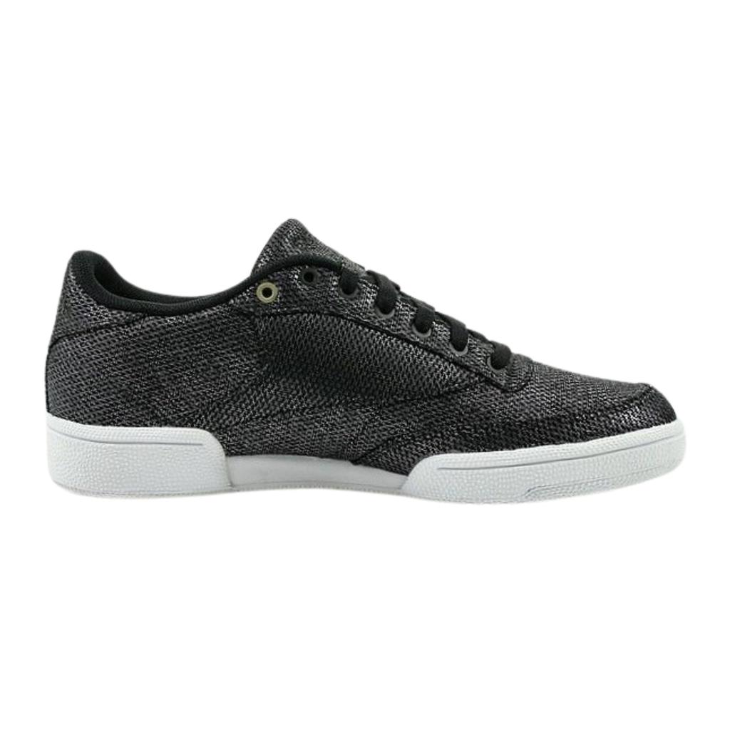 Buty sportowe damskie REEBOK CLUB C 85 METALLIC CN1515 - grafitowe r. 37.5