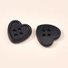 New Cute Four-Hole Heart Shaped Plastic Buttons for DIY Children's Clothing & Decoration