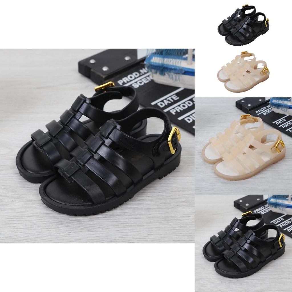 Melissa Gleicher Stil Kinder PVC Römerschuhe Atmungsaktive und Bequeme Sandalen