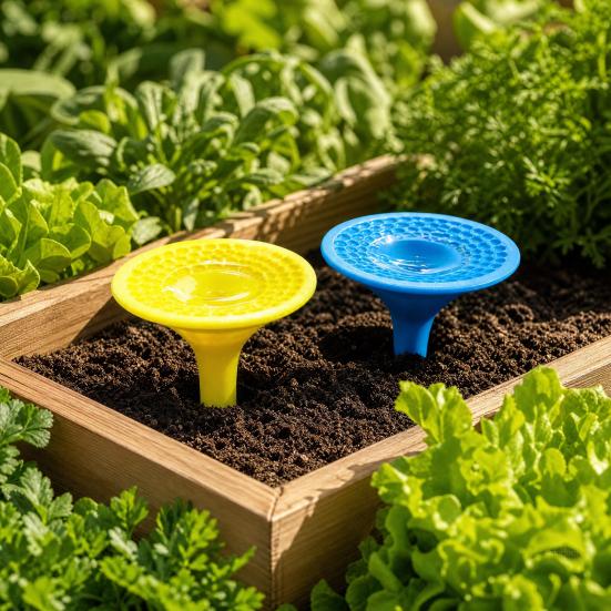 3D Printed Bee Watering Station for Butterfly Garden Cups Bath, Bee Feeders for Thirsty Pollinators, Outdoor Garden Yard Stakes Decor