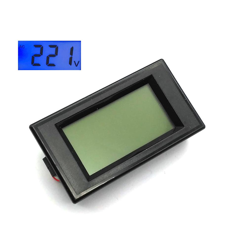 

AC 80-500V 2-wire Digital Blue LCD Circuit Volt Panel Meter Voltmeter Monitor синій