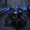 Anxiety Relief Gadget 1/4Pcs Halloween Glitter Spider Squeeze Toy, Stress Realistic Scary TPR Ball Party Fake Prank Toy Decoration Sensory Tools