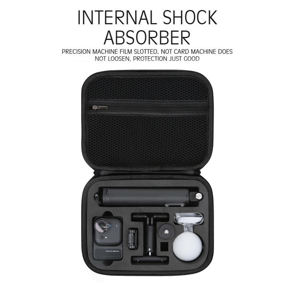 Hard Shell Portable Carrying Case for Insta360 Go Ultra Waterproof Shockproof Travel Storage Bag Protective Camera Accessories