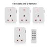 30m/100ft Long Range Remote Control Plug Socket 13A/3000W Heavy Duty Wireless Light Switch
