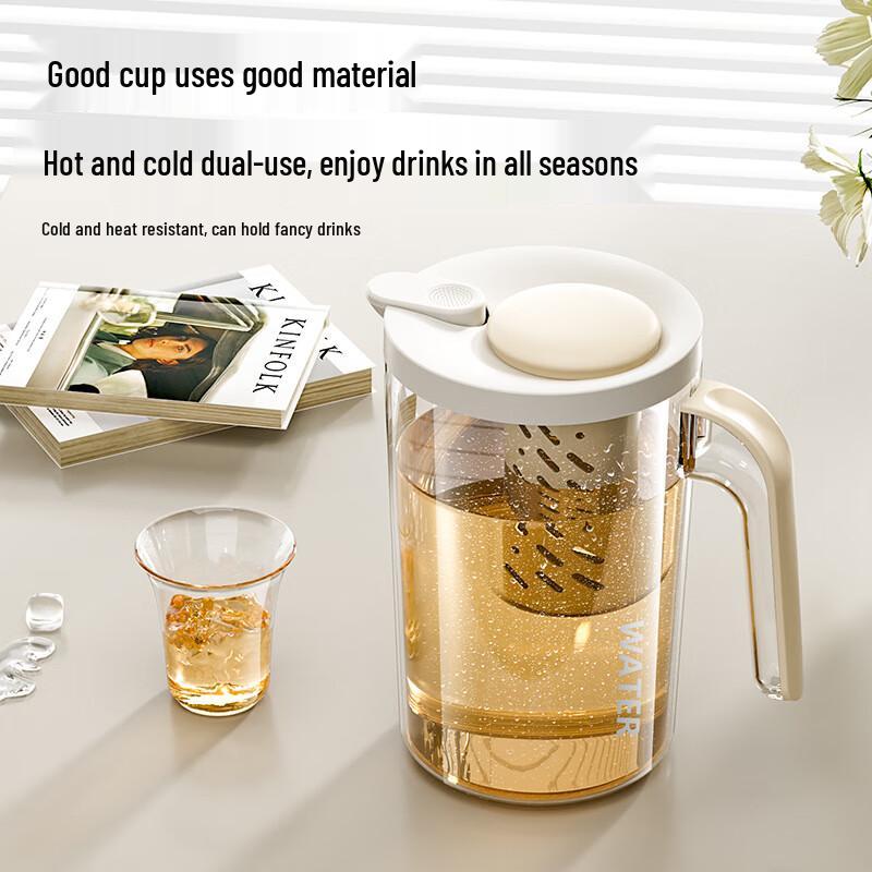 Transparent Glass Pitcher Set