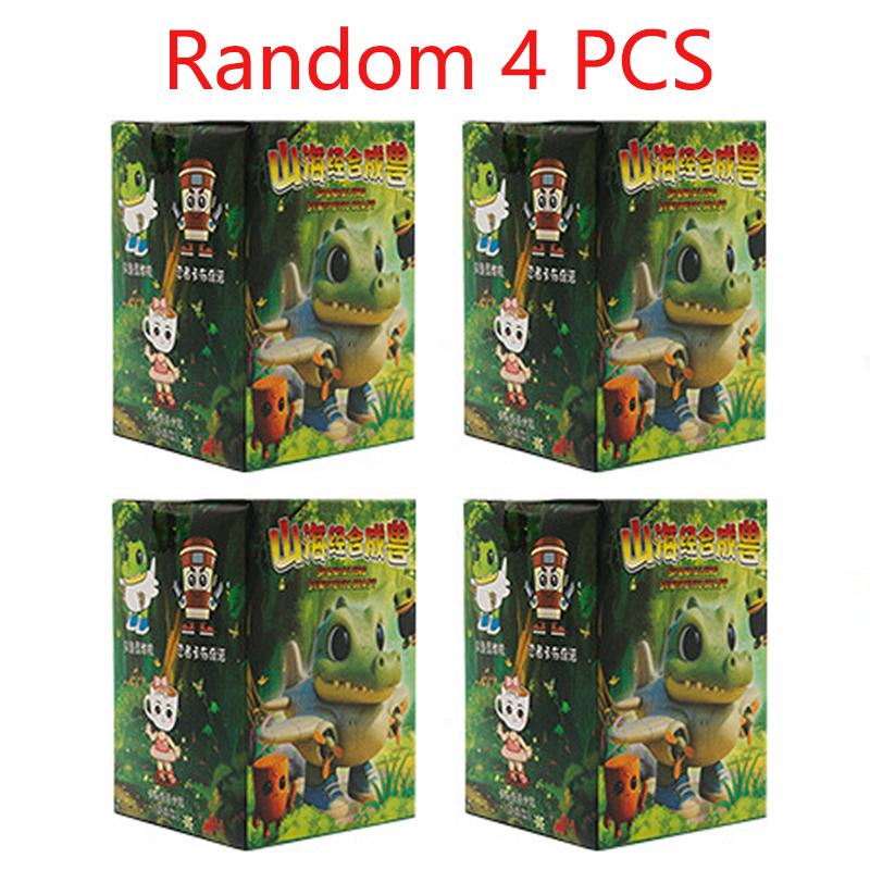 Nuevo Tung Tung Sahur  Q-version Fusion Monster Children's Puzzle Blind Box Christmas Toy Model