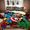 2026 3D Cool Spider-Man Cartoon Duvet Cover Set Soft Wash Bed Comfortable Student Dormitory Home Baby Bedding Best seller