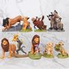 Disney 9pcs/set 4.5-8.5CM The Lion King Simba Nala Timon Action Figure Model Anime Figures Xmas Gift for the Children
