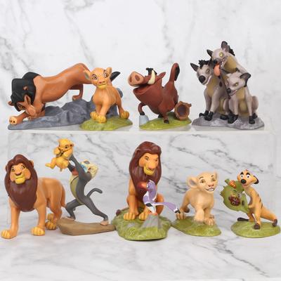 Disney 9 Stück/Set 4,5-8,5CM Der König der Löwen Simba Nala Timon Actionfigur Modell Anime Figuren Weihnachtsgeschenk für die Kinder