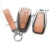 Zinc Alloy Leather Car Key Cover Case For Geely Coolray X6 Emgrand Global Hawk Gx7 Remote Car Accessories Shell Holder