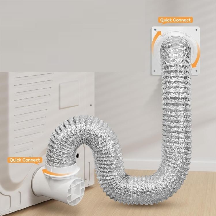 Duct Hose Dryer Vent Hose 90 Degree Dryer Vent Elbow Aluminum Flexible Duct for Heating Cooling Ventilation and Exhaust