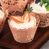 YOMDID 30pcs Cakes DIY Lace Paper Cup Decoration Hollowed Out Flower Clusters Paper Cup Edge Birthday Wedding Baking Accessories