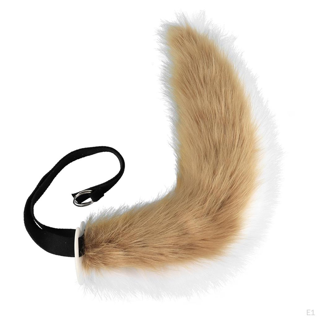 Ears And Tail Set Cosplay Accessories Plush Hair Clip Headwear for Fancy Party