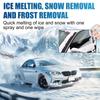 Ice Melting Snow Removal Agent, Winter Car Glass Ice Melting Snow Removal Agent Front Windshield Snow Prevention Agent 60ml