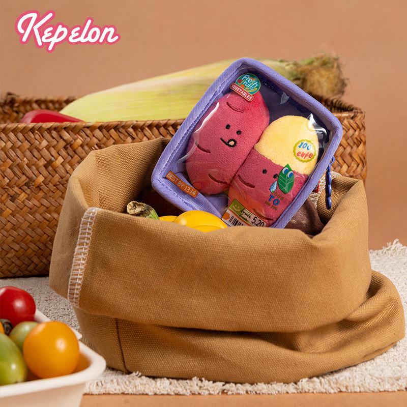 Cartoon Vegetable Cute And Fruit Platter Plush Toy Pendant For Bag Decoration