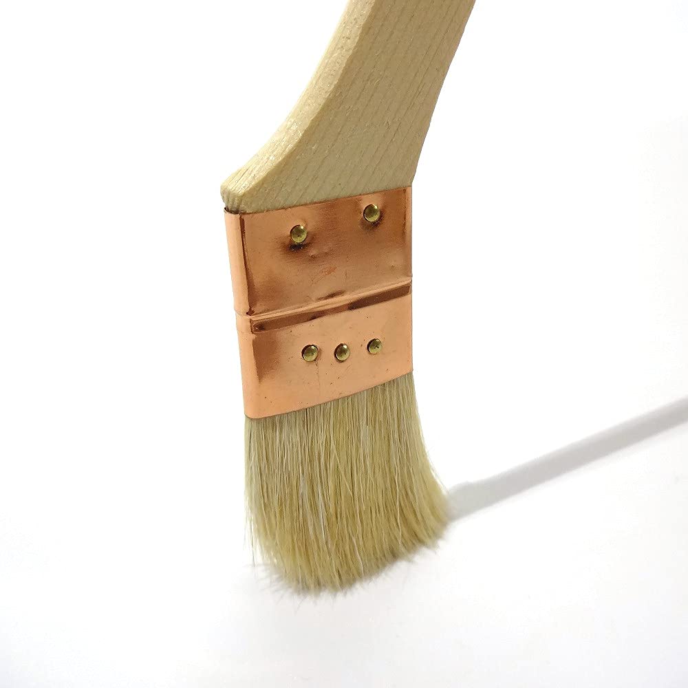 Hakeichi Joint Corner Snip for Premium Goat Upper Set of 10 Brush, Brush, Oil-Based Applications, Hair, Diagonal, 30mm,