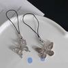 Love Heart Phone Pendant Novel Hollow Butterflies Tassels Y2k Girl Heart Niche Hollow Love Keychain Handmade Lanyard