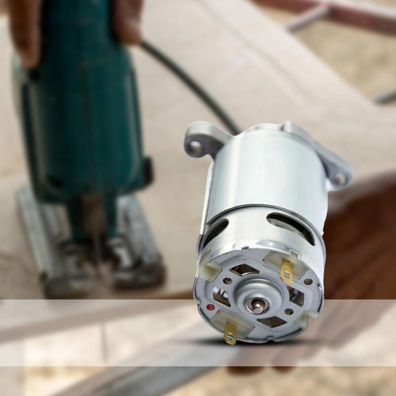 Silnik RS550 o wysokiej mocy 21V z przekładnią stożkową 60W-120W 8 zębów Silnik reciprocating ładowalny Części do narzędzi elektrycznych