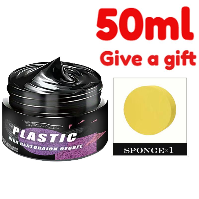 

Plastic & Rubber Repair Paste - Automobile Plastic Parts Refurbishment Paste, Tire Coating, Black Glossy Dashboard Repair for Ye