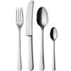 Georg Jensen COPENHAGEN 4-Piece Cutlery Set, Dishwasher Safe, Silver, 3340504