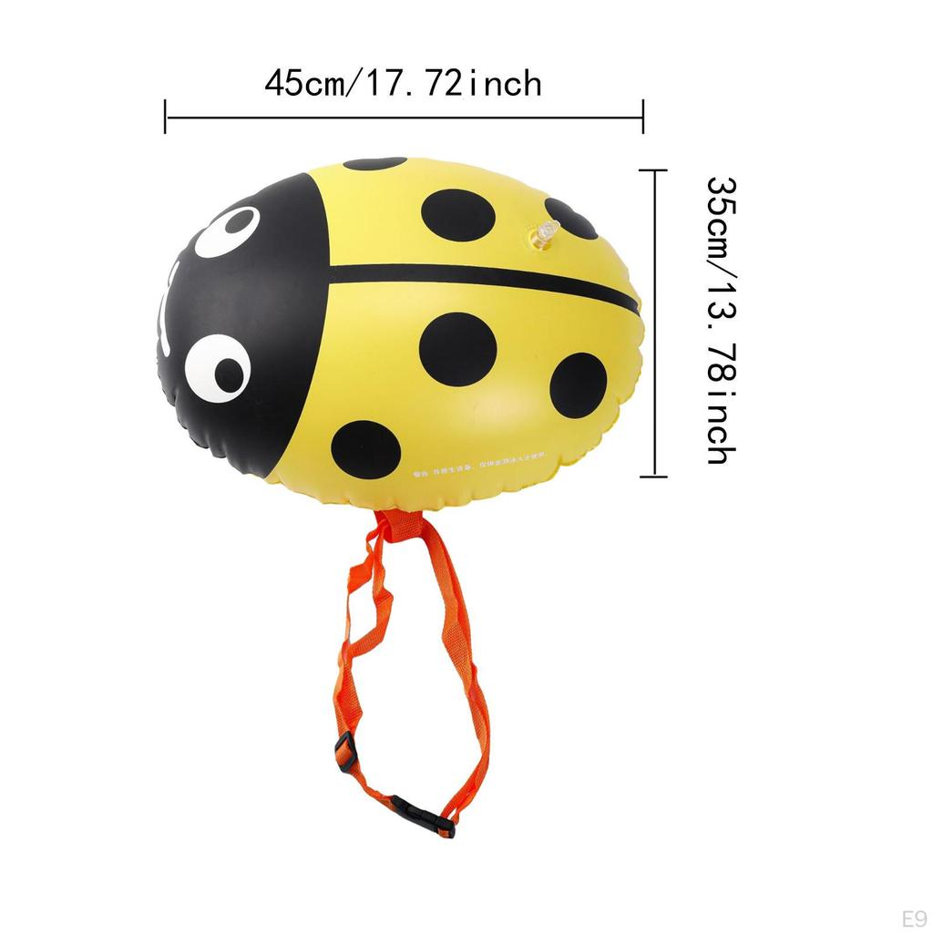 Swim Buoy for Open Water Swimming Belt Bubble Float with Adjustable Waist
