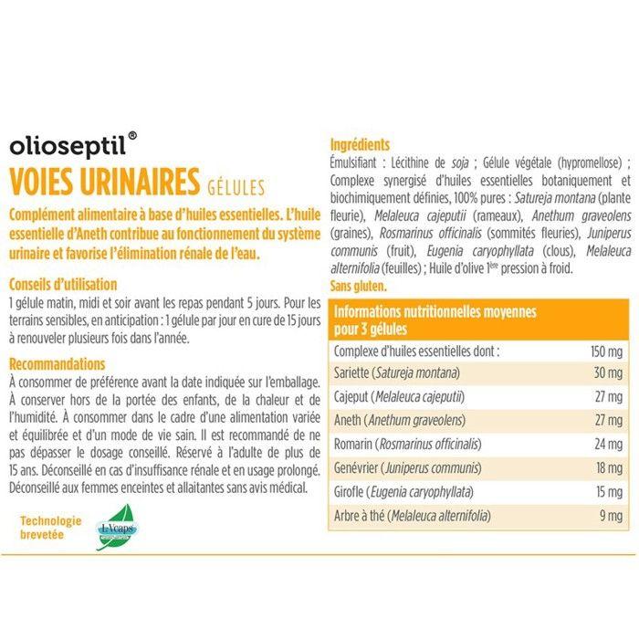 Ineldea Olioseptil Voies Urinaires 15 Gélules