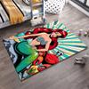 Runner Rug Ariel Mermaid with Sebastian Crab Retro Sunburst Art Decor