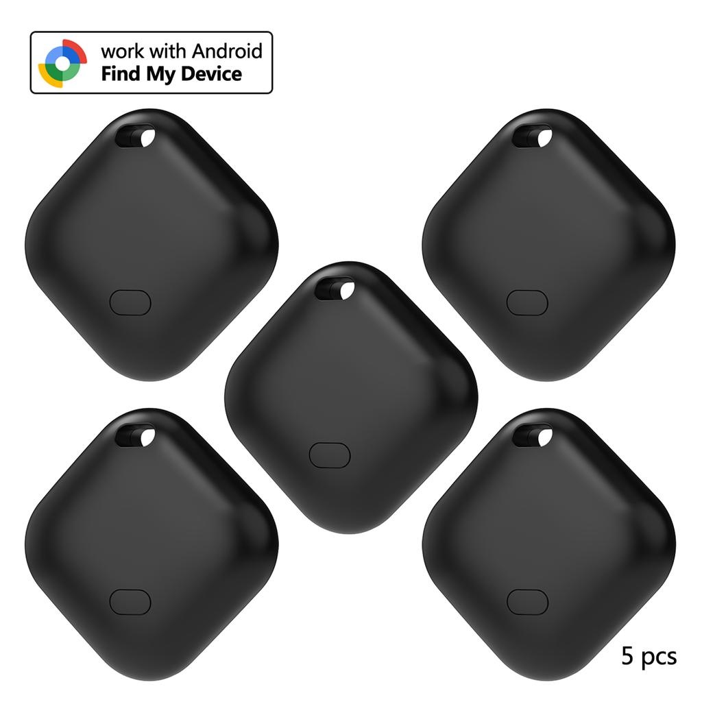 Mini GPS Tracker Tag for Android System Google Find My Device Portable Locator Key Bag Anti-Lost Smart Bluetooth Tracker