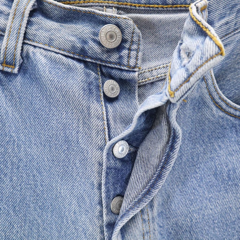 Levi's 90s 501 Old Euro Straight denim pants w29 Wash blue jeans Women Used