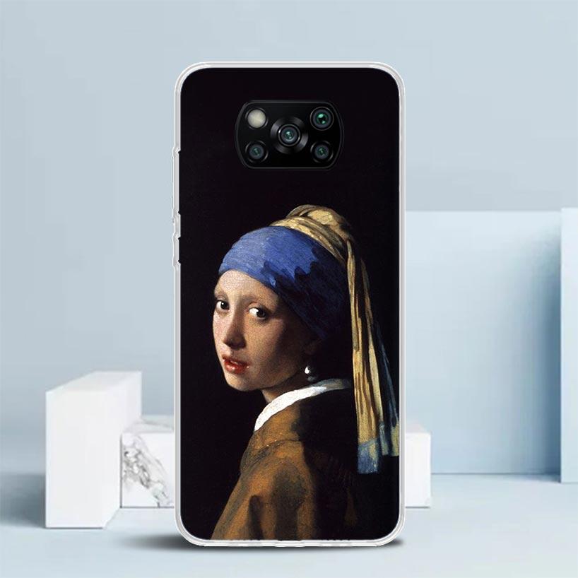 

Paint Art Renaissance Phone Case For Xiaomi Poco F7 Ultra X5 X6 X7 Pro M7 Redmi 15C 15 13C 13 12C 12 10C 10 10A 9 9C 9A 9T Cover Xiaomi Poco X7 Pro